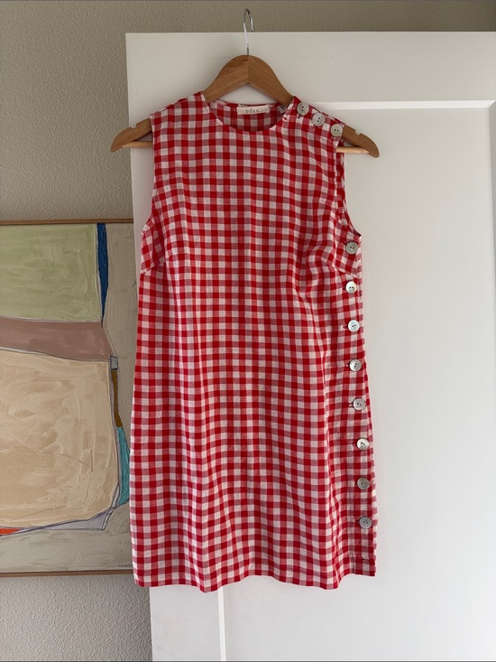 Doen Dresses & Skirts - NWT Doen Scarlet Marilyn Gingham Dress